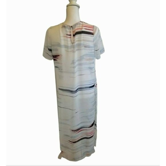 Vince Camuto Watercolor Sheer Swim‎ Cover Beachwear Resortwear Side Slits XS - Picture 5 of 7